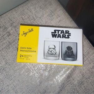 Star Wars Dark Side Monochrome Glass Set - Black and Gray
